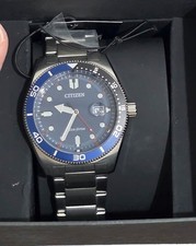 BN UNWORN Citizen Men's Watch Eco-Drive Sport Blue Silver AW1761-89L