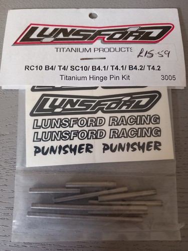 Lunsford titanium hinge pin - titanium,
