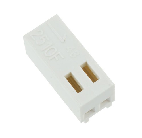 Way straight pcb crimp - x, 2-way