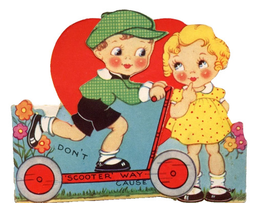 Vintage valentine don - vintage,