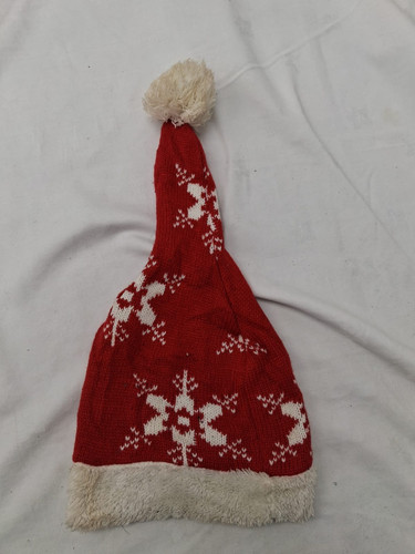 Hand knitted snowflake - snowflake, long