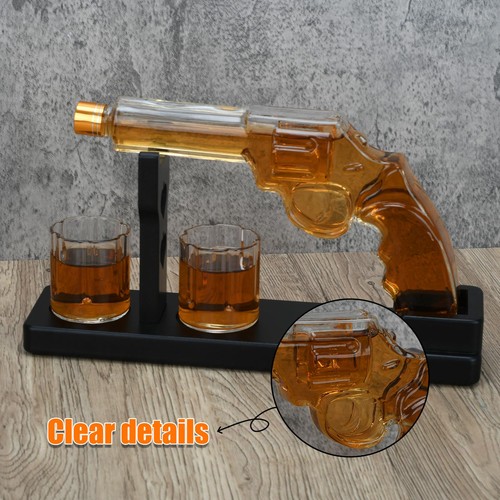 Whiskey gun decanter set - gun, gift