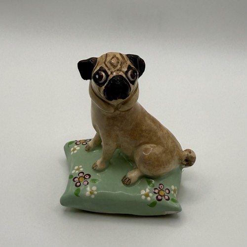 Vtg basil matthews pottery pug - vtg,