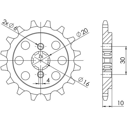 Sprocket p520 z13 - sprocket,