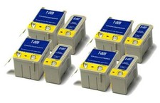 4x Black & 4x Colour Compatible (non-OEM) Ink Cartridges to replace T007 & T009