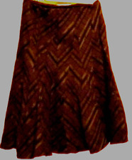 SKIRT SIZE 14 M+S NAVY MIX