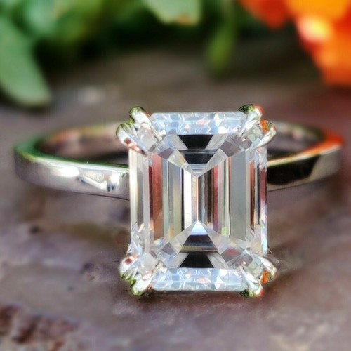 3ct emerald cut vvs1 - 3ct, diamond
