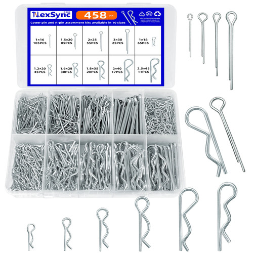458pcs cotter pin and - 458pcs, r-pin