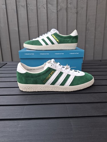 Adidas gazelle spzl dark green - dark,