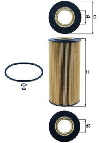 Oil filter mahle fits - mahle, man