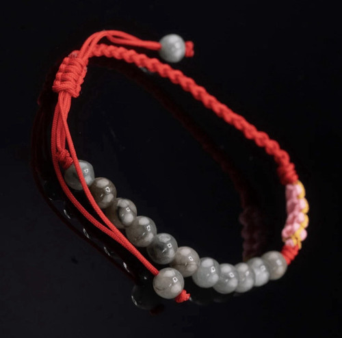 Red cord adjustable jade - red,
