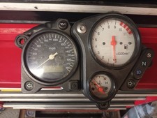 Honda VTR1000f Firestorm Clock set from pre facelift bike. '97-2000