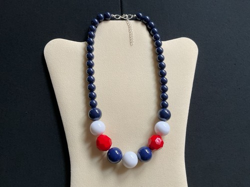 Chunky red white - chunky, navy