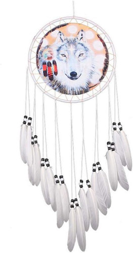 Wolf dream catcher - catcher,, handmade