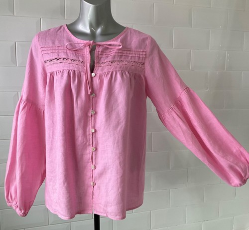 Size pure linen - pure, pink