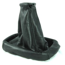 MONDEO MK3 FACELIFT 2003-06 STITCH BLACK LEATHER GEAR STICK GAITOR COVER GAITER