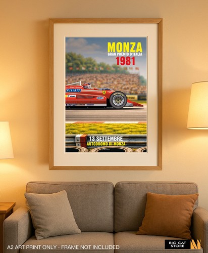Motorsport art print - a2,