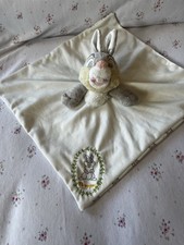 Disney Store Thumper Baby Comforter Taggie Blanket Blankie White Soft Toy New