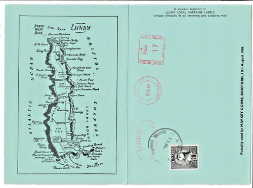 Lundy souvenir card - lundy,