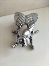 Metal fly design vintage ash tray in good condition