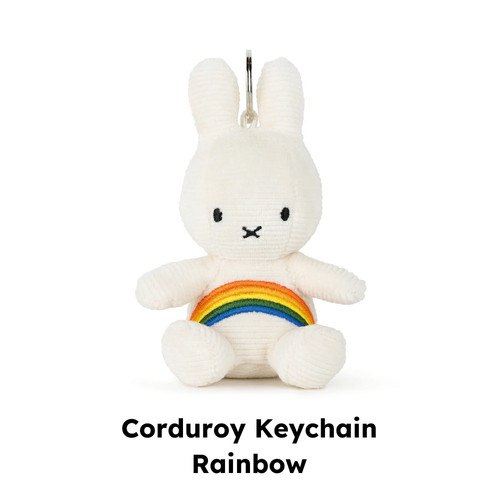 Miffy corduroy keychain - corduroy,