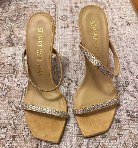 Stuart weitzman beige - stuart, suede