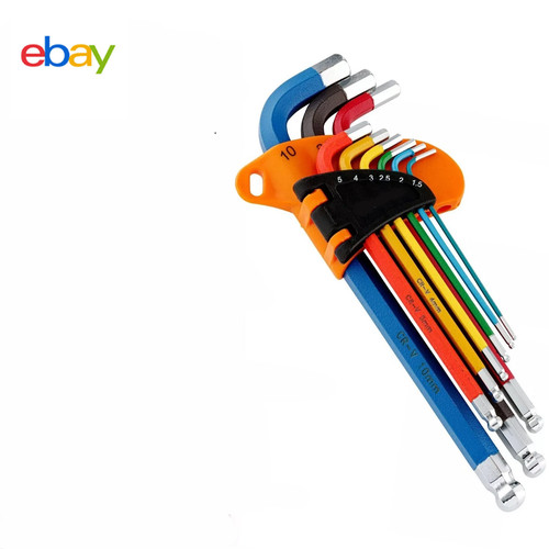Allen key set - 9pc, hex