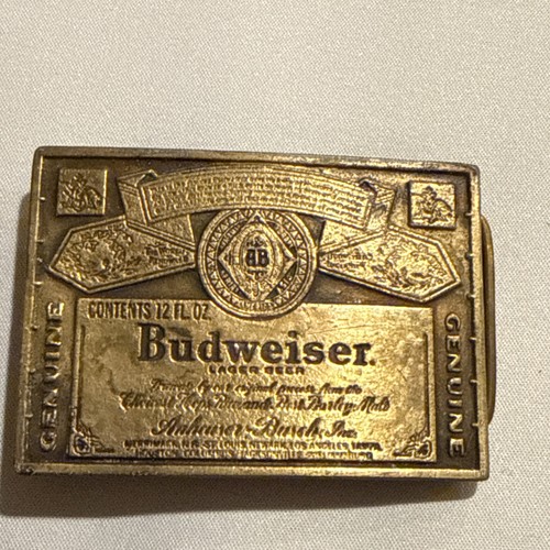 Vintage budweiser belt buckle - budweiser,