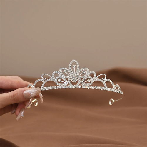 Mini crowns hair - mini, crystal