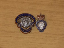 CA53c:  British Legion Badge & Pin