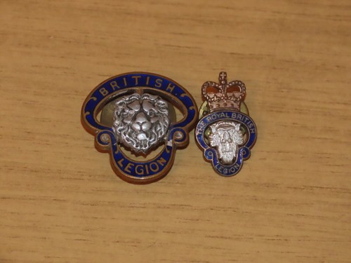 Ca53c british legion badge - british,