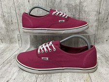 VANS lo Pro Fuchsia Red Unisex UK Size 8 EUR 42 Trainers Skateboard