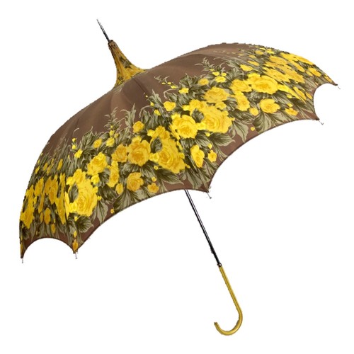 Vintage hong kong yellow - yellow, brown