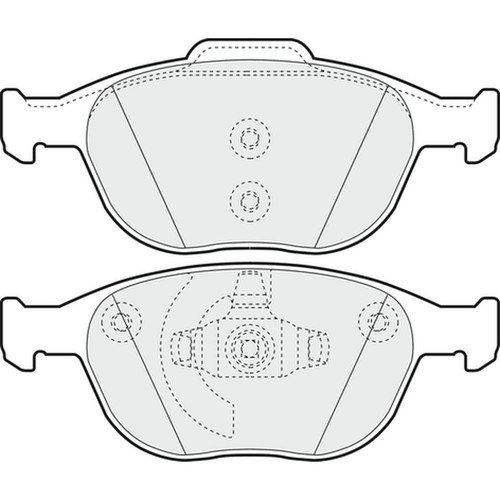 Brake pads set - set, for
