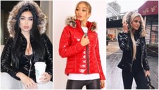 WOMENS LADIES QUILTED WINTER