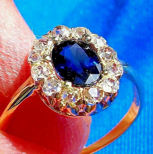 Earth mined sapphire diamond - earth,