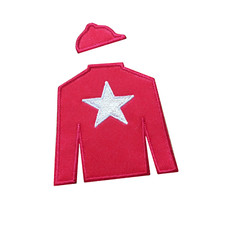1 x Jockey Silks Set Hat &