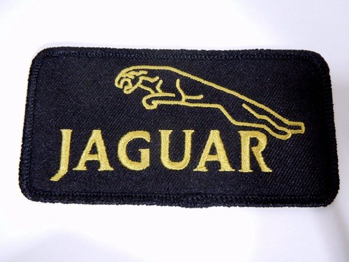Jaguar leaping cat iron - w/leaping, iron-on
