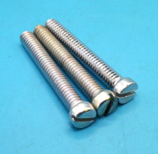 Three Meccano bolts, part 111d, available in various finishes.