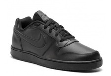 Nike Ebernon Low Trainers Men’s UK 9 Running Sports Sneakers Skate Shoes Black