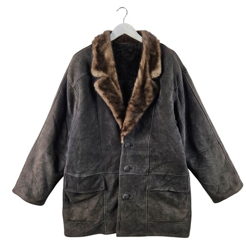 Panter sheepskin coat mens - coat,