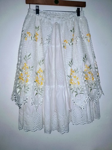 Reworked white broderie - reworked,