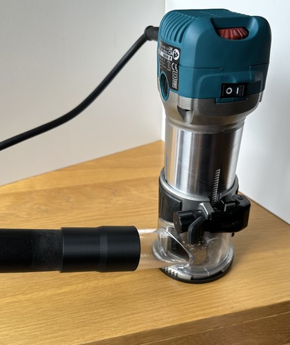 Makita trim router - makita, dust