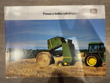 French John Deere Round Baler 550 Vintage Brochure Leaflet 1984