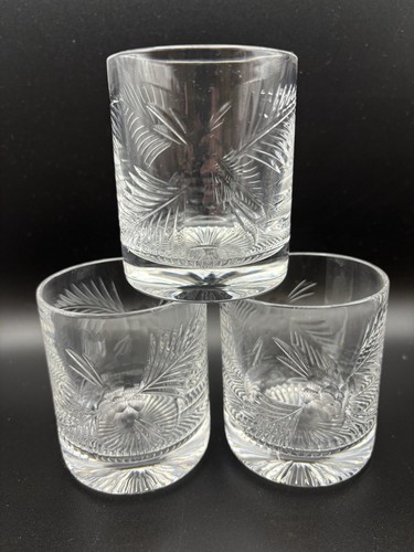 Vintage cut glass - cut,