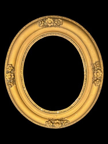 Antique edwardian oval gilded - antique,