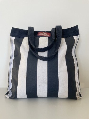 Superdry navy white striped - &,