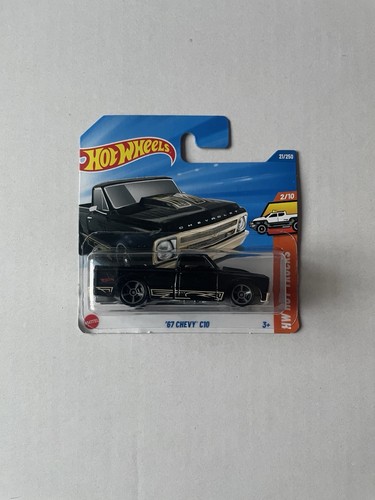 Hot wheels chevy c10 black - wheels,