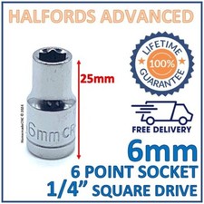 Halfords Advanced 6mm 1/4"