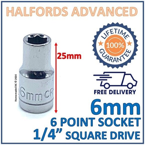 Halfords advanced 6mm - advanced, 1/4"